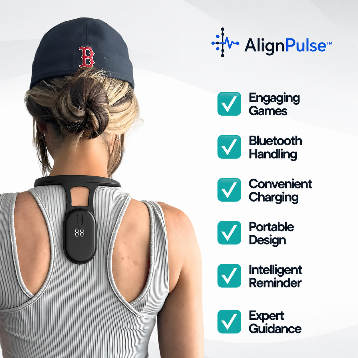 AlignPulse™ Smart Posture Trainer