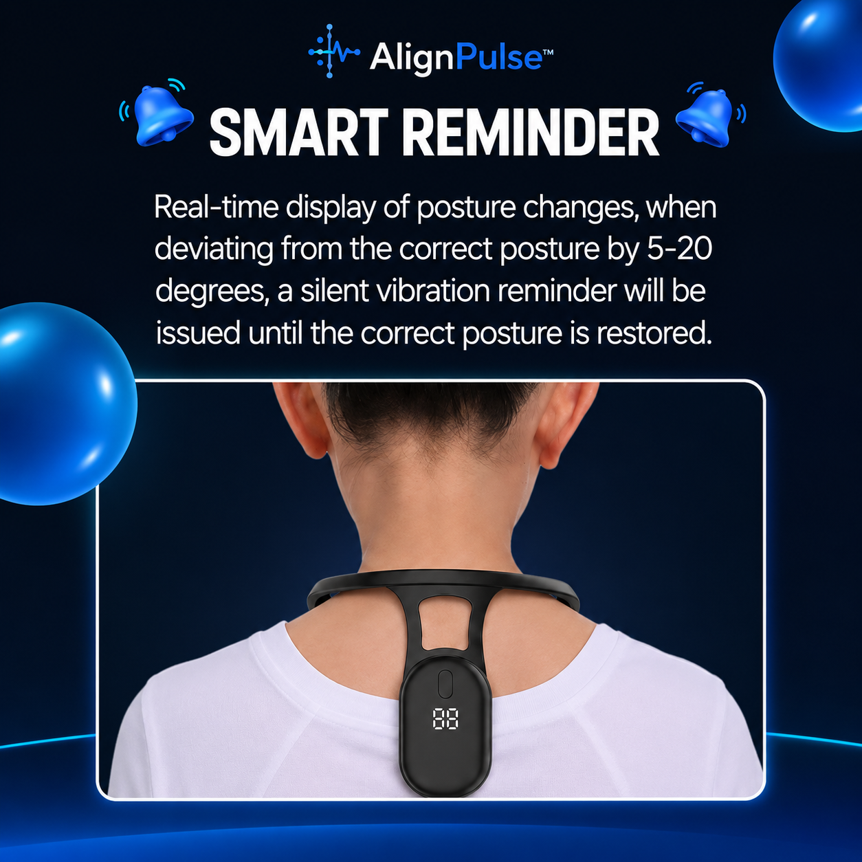 AlignPulse™ Smart Posture Trainer